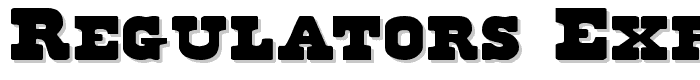 Regulators Expanded font